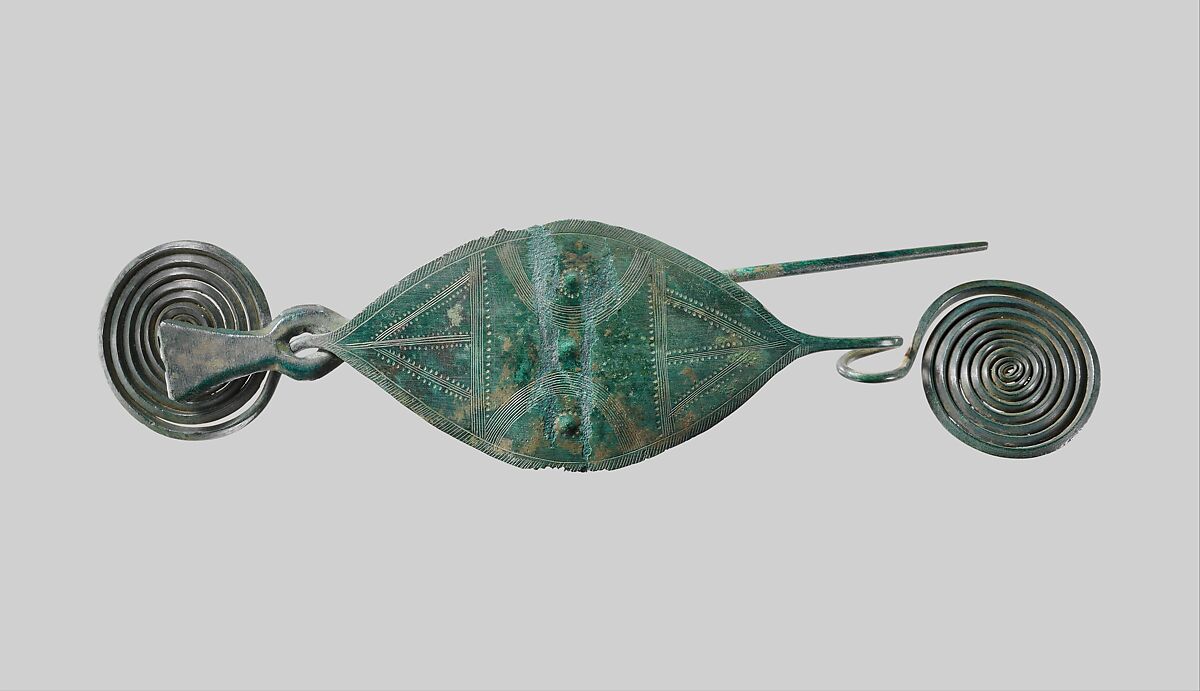 Brooch, Copper alloy, European Bronze Age 