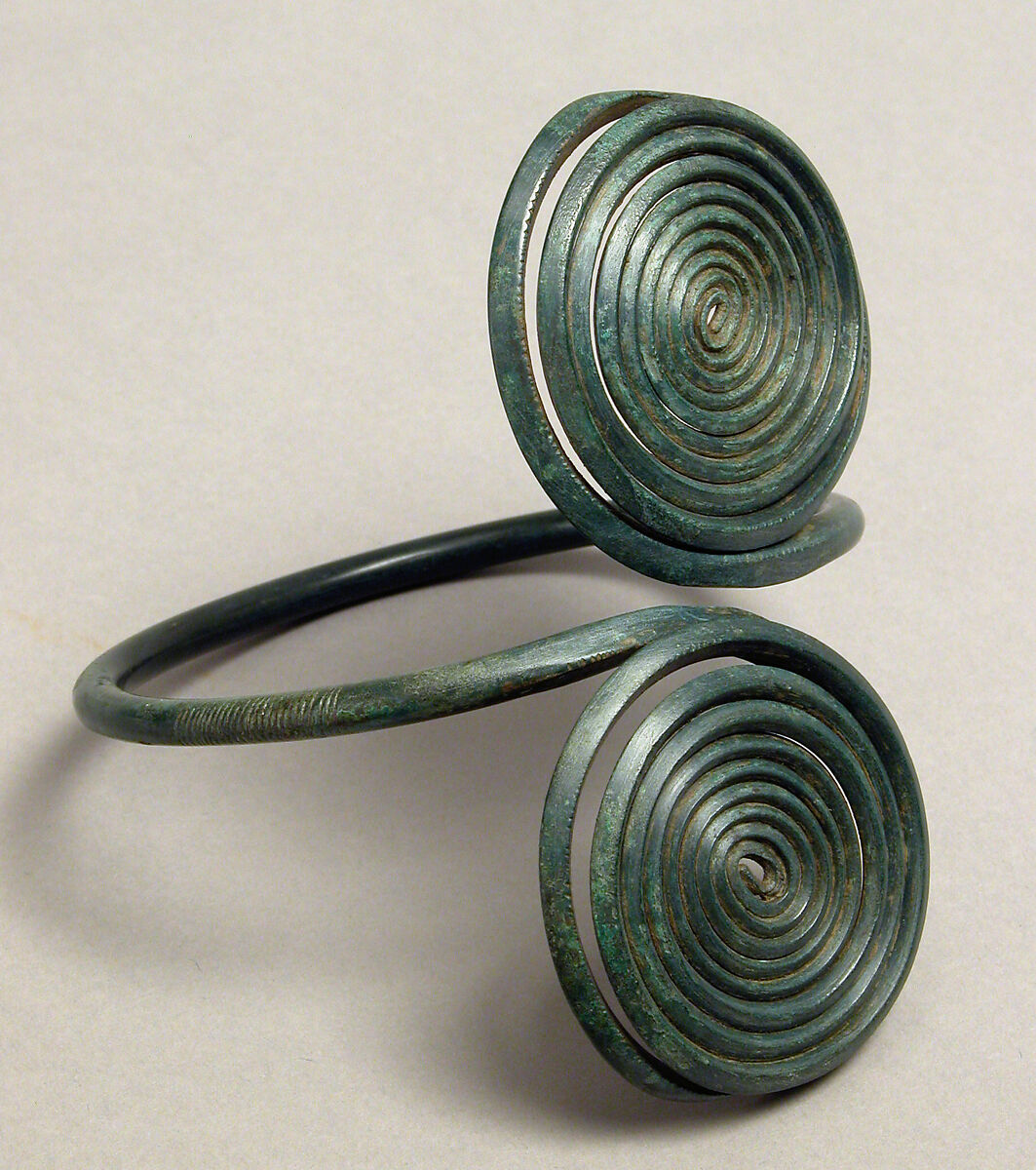 Armband with Spirals, Copper alloy, European Bronze Age