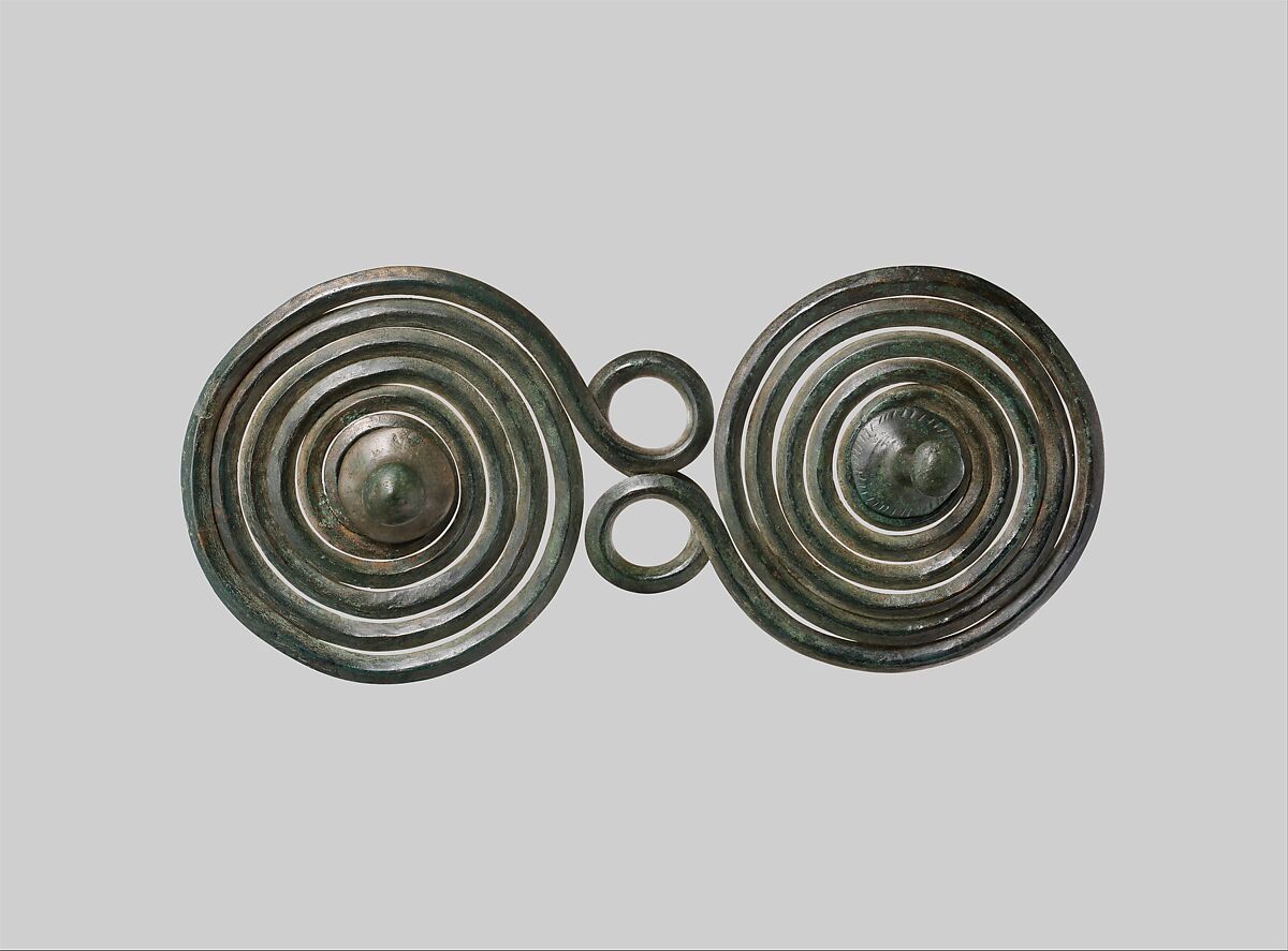 Large Brooch with Spirals, Copper alloy, European Bronze Age