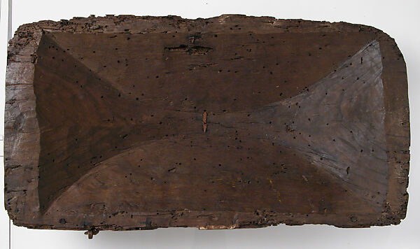 Coffret with the Legend of Guilhem, count of Toulouse, Walnut, painted, iron mounts, South French