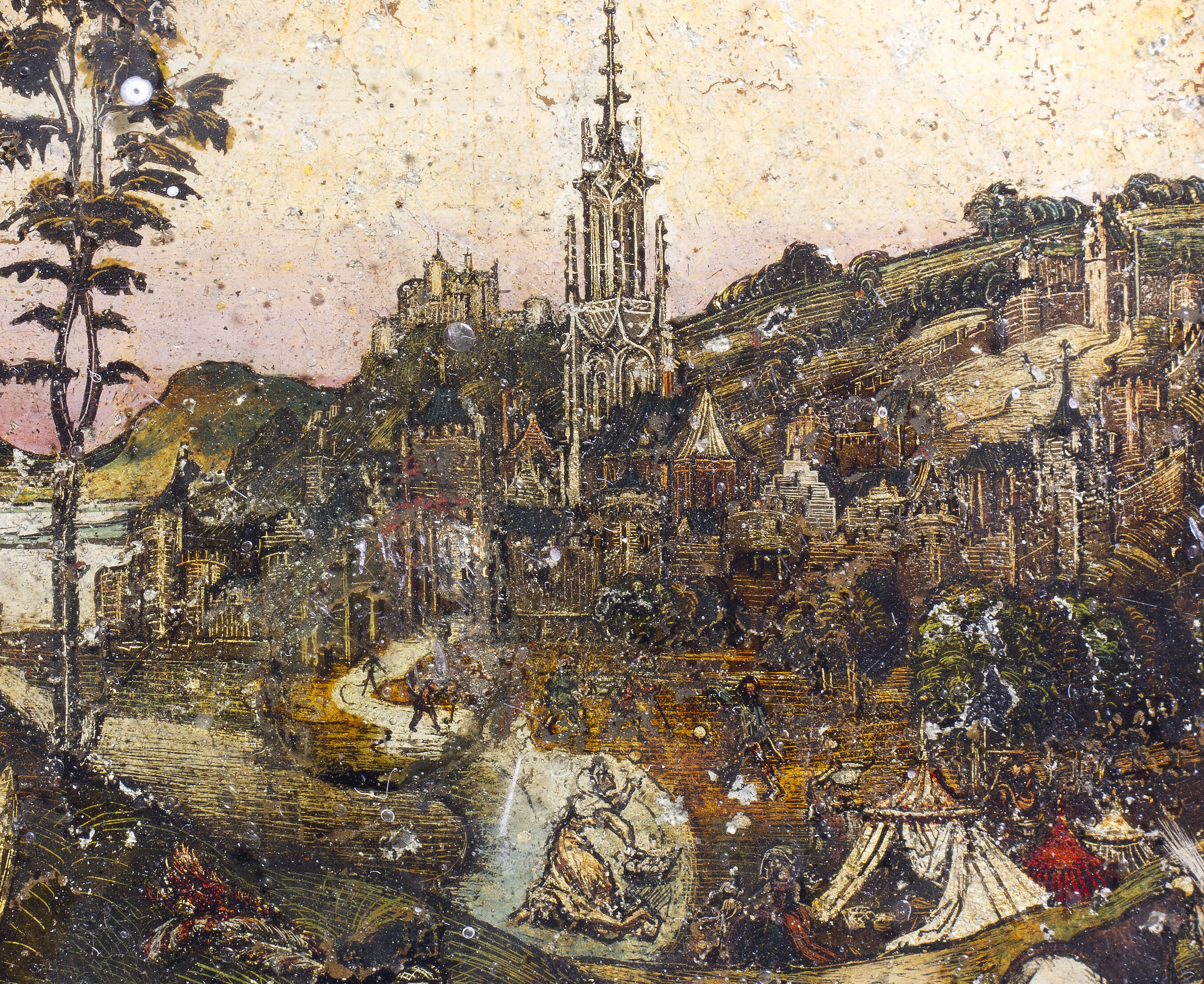 Hans of Landshut - Dish with Abraham and Melchizedek - South