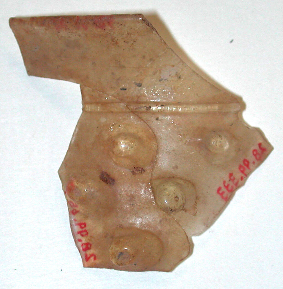 Fragments from a Glass Vessel, Glass, Crusader