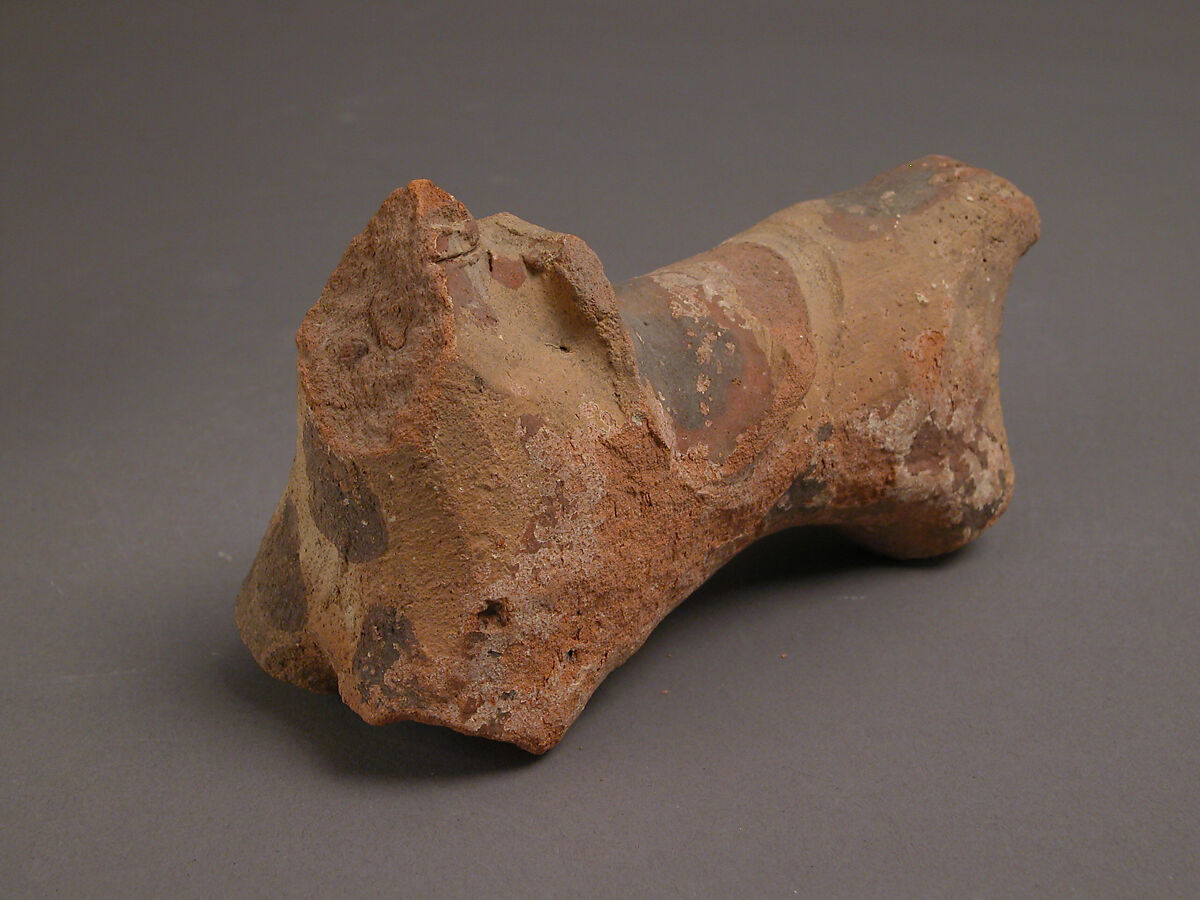 Fragment of a Horse, Earthenware, Coptic 