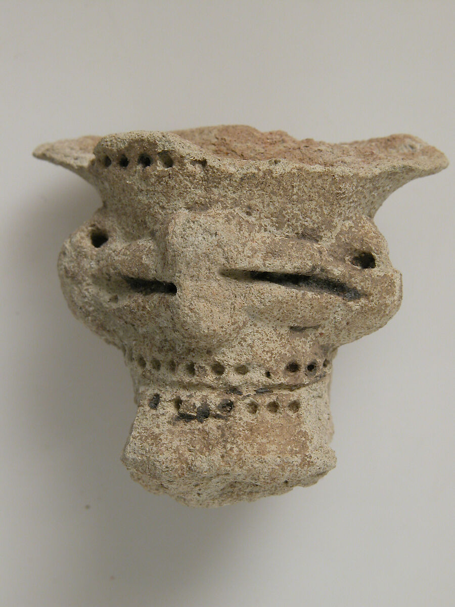 Head, Earthenware, Coptic 