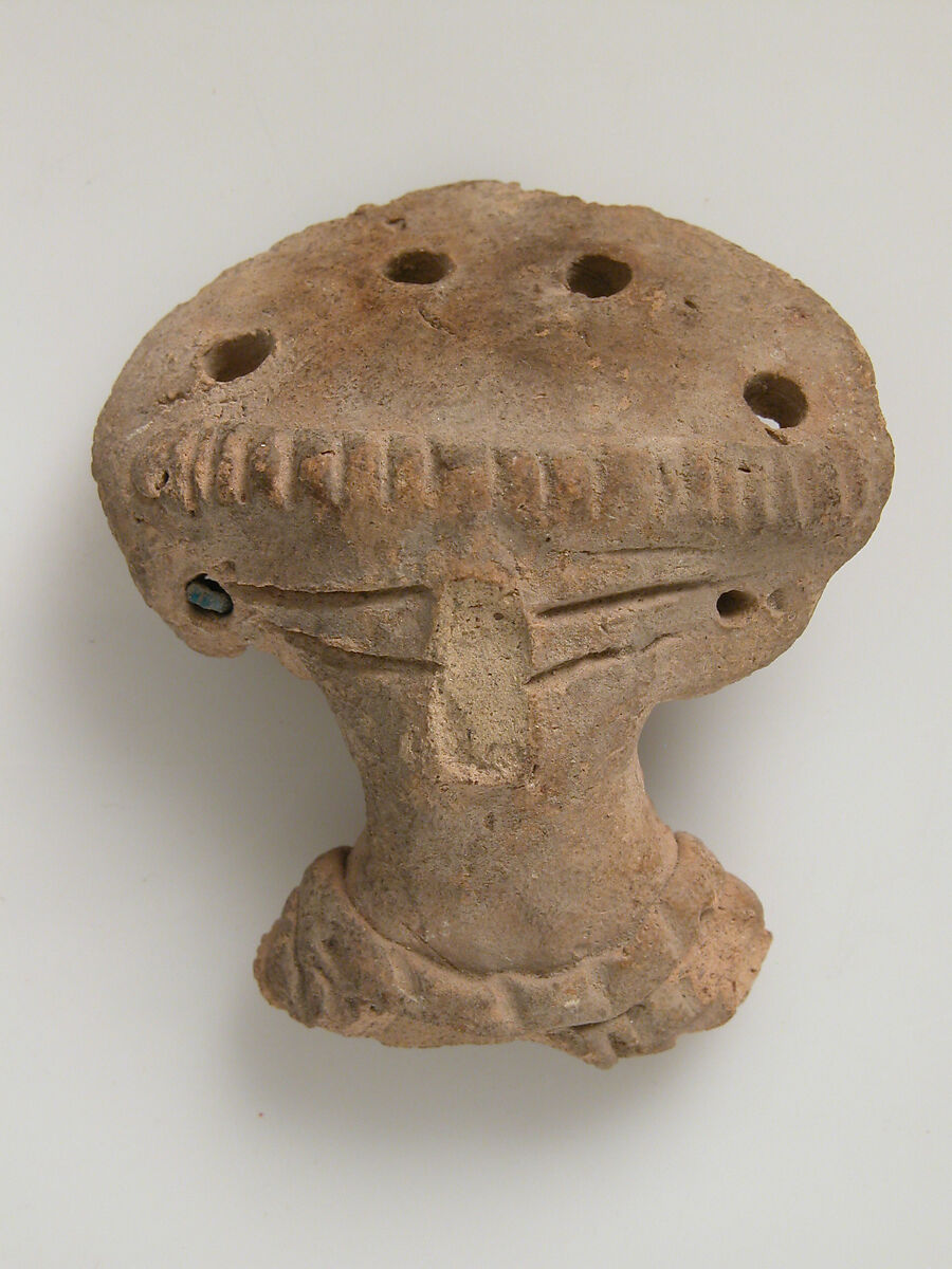 Head, Earthenware, Coptic 