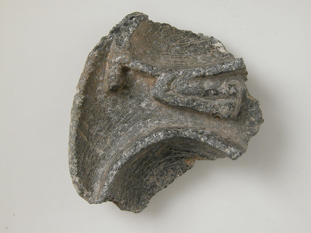 Vessel (?) Fragment, Stone, Coptic 