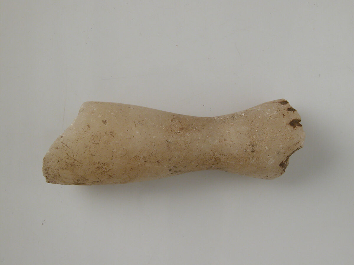 Lower Arm Fragment, Alabaster, Coptic 
