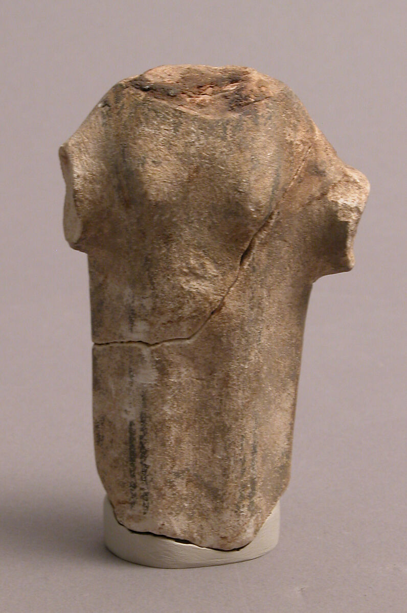 Fragment of a Figure, Earthenware, Coptic 