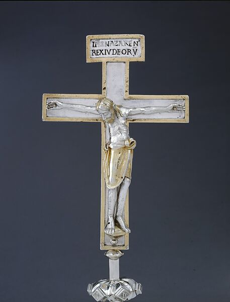 Bernward Cross, Silver with gilding, German (Hildesheim) 