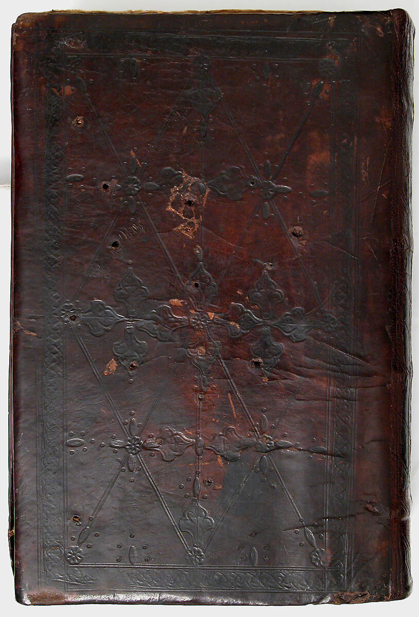 Four Gospels in Armenian, Tempera and gold on paper; stamped leather binding, Armenian