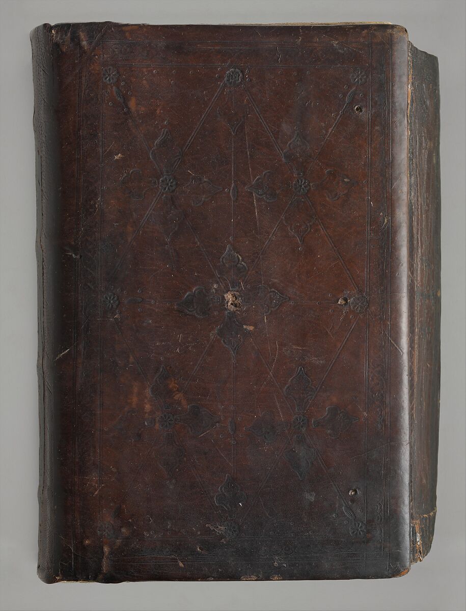 Four Gospels in Armenian, Tempera and gold on paper; stamped leather binding, Armenian