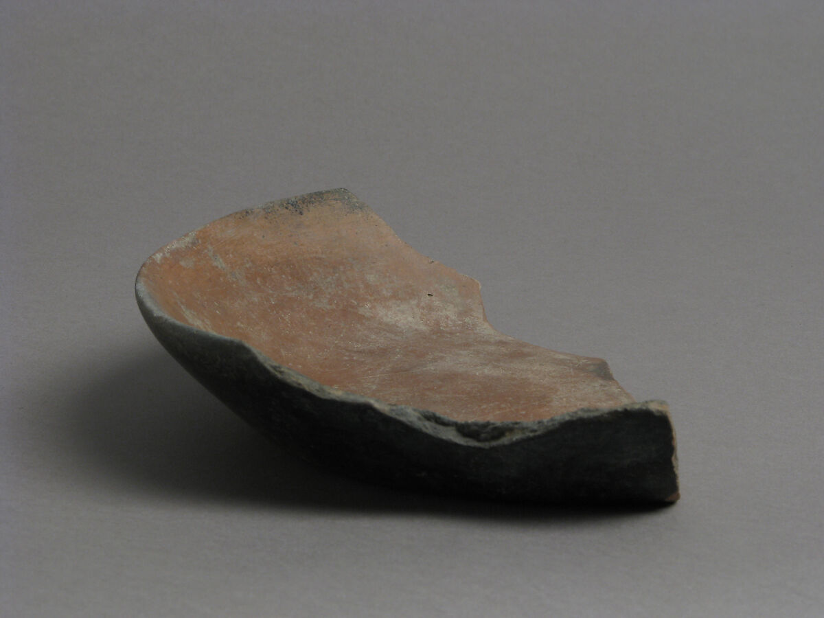 Bowl Fragment, Earthenware, Coptic 