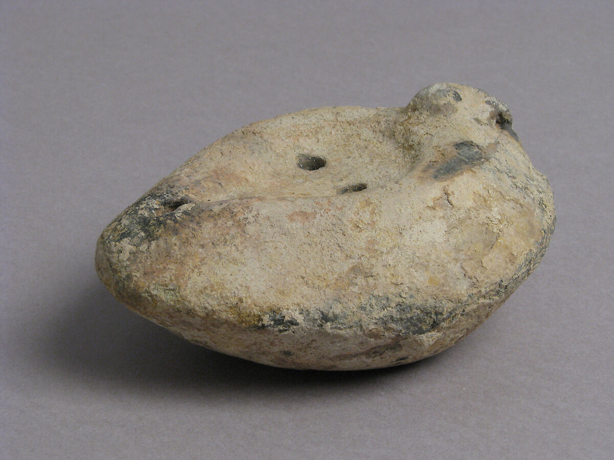 Oil Lamp, Earthenware, Coptic 