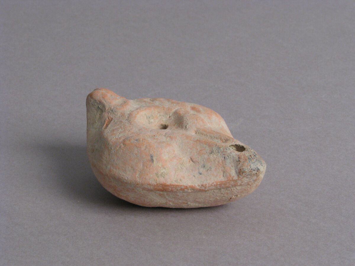 Oil Lamp, Earthenware, Coptic 