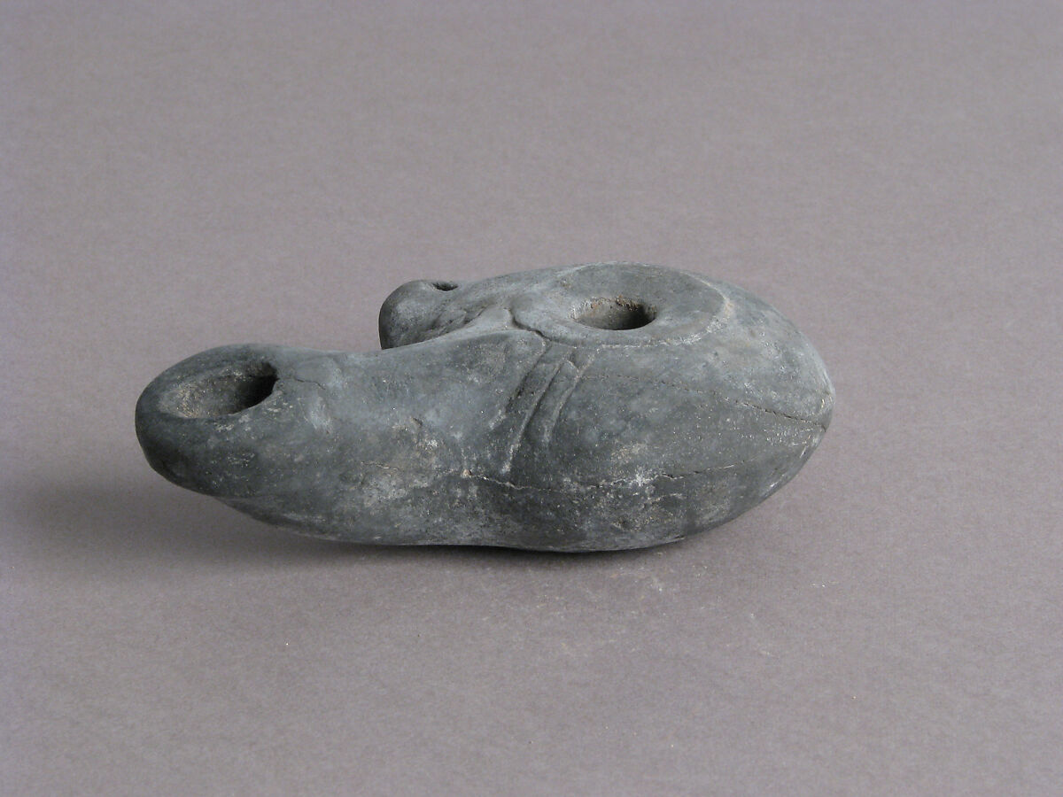 Oil Lamp, Earthenware, Coptic 