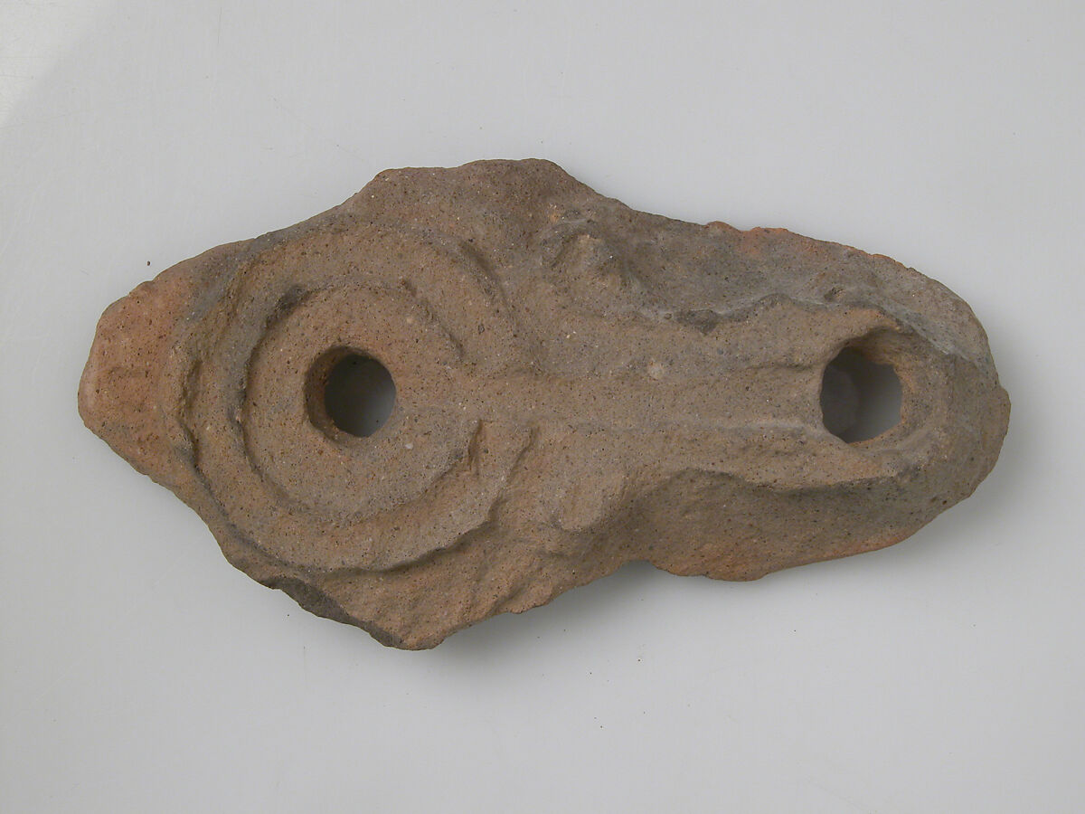 Oil Lamp, Earthenware, Coptic 