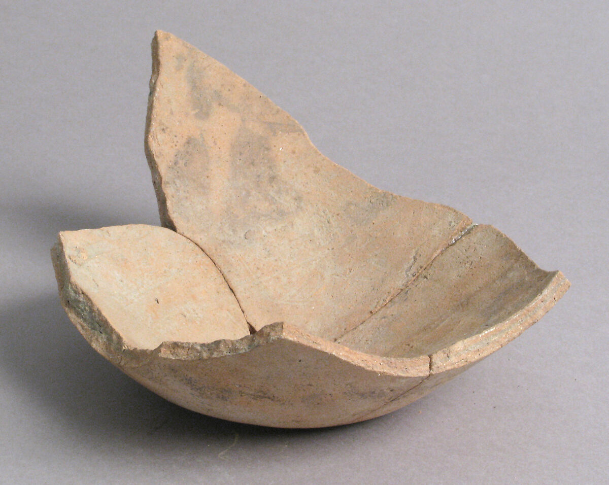 Pot Fragment, Earthenware, Coptic 