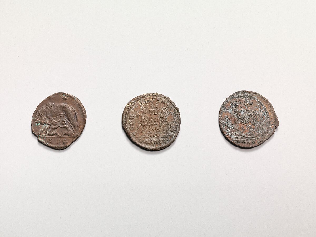 Bronze Coins, Copper alloy, Coptic