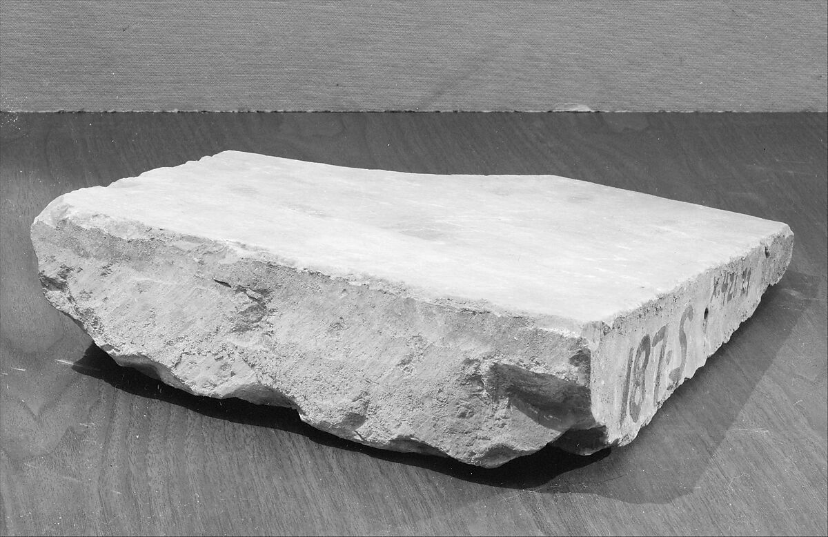 Block Fragment, Stone, French 