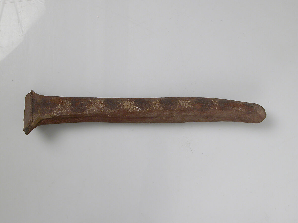 Ladle Handle, Earthenware, slip decoration, Coptic 