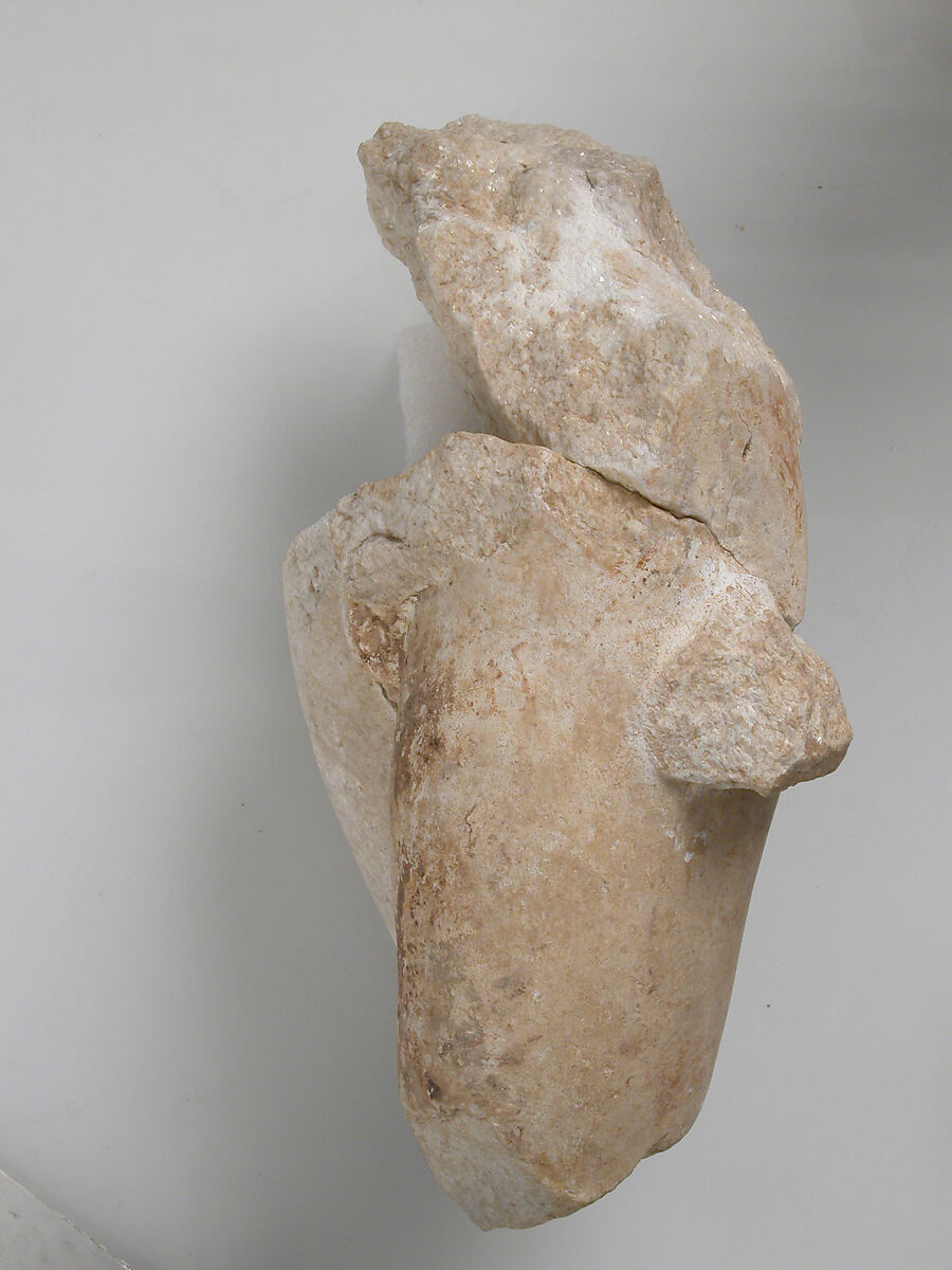 Fragment of a Male Torso, Marble, Coptic