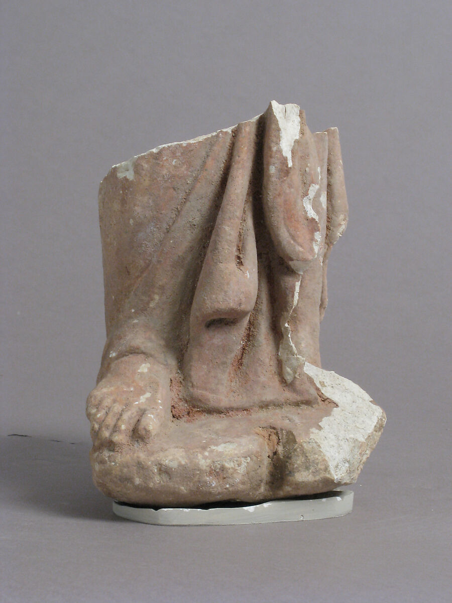 Lower Legs Fragment, Marble, Coptic