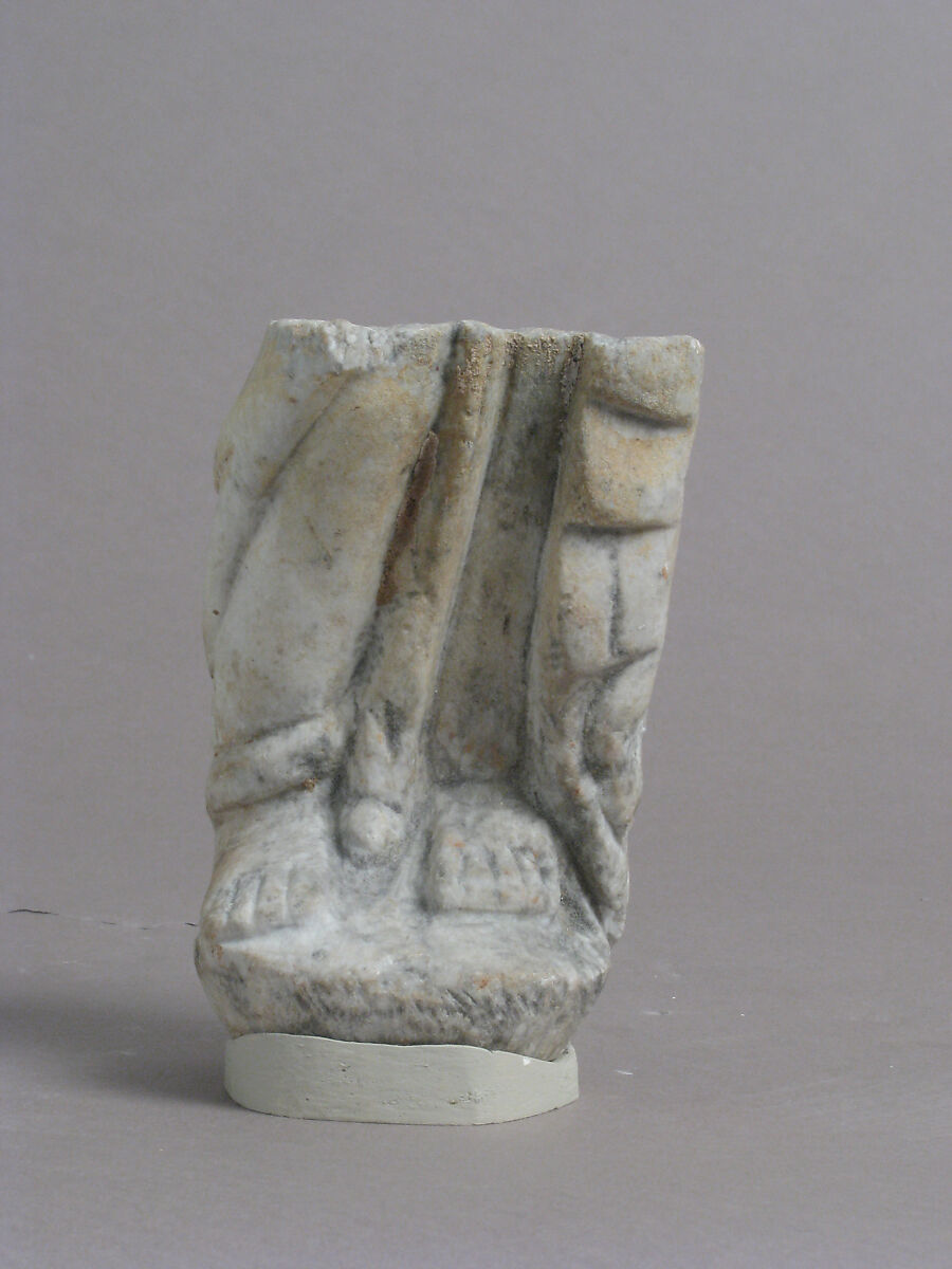 Lower Legs Fragment, Marble, Coptic 