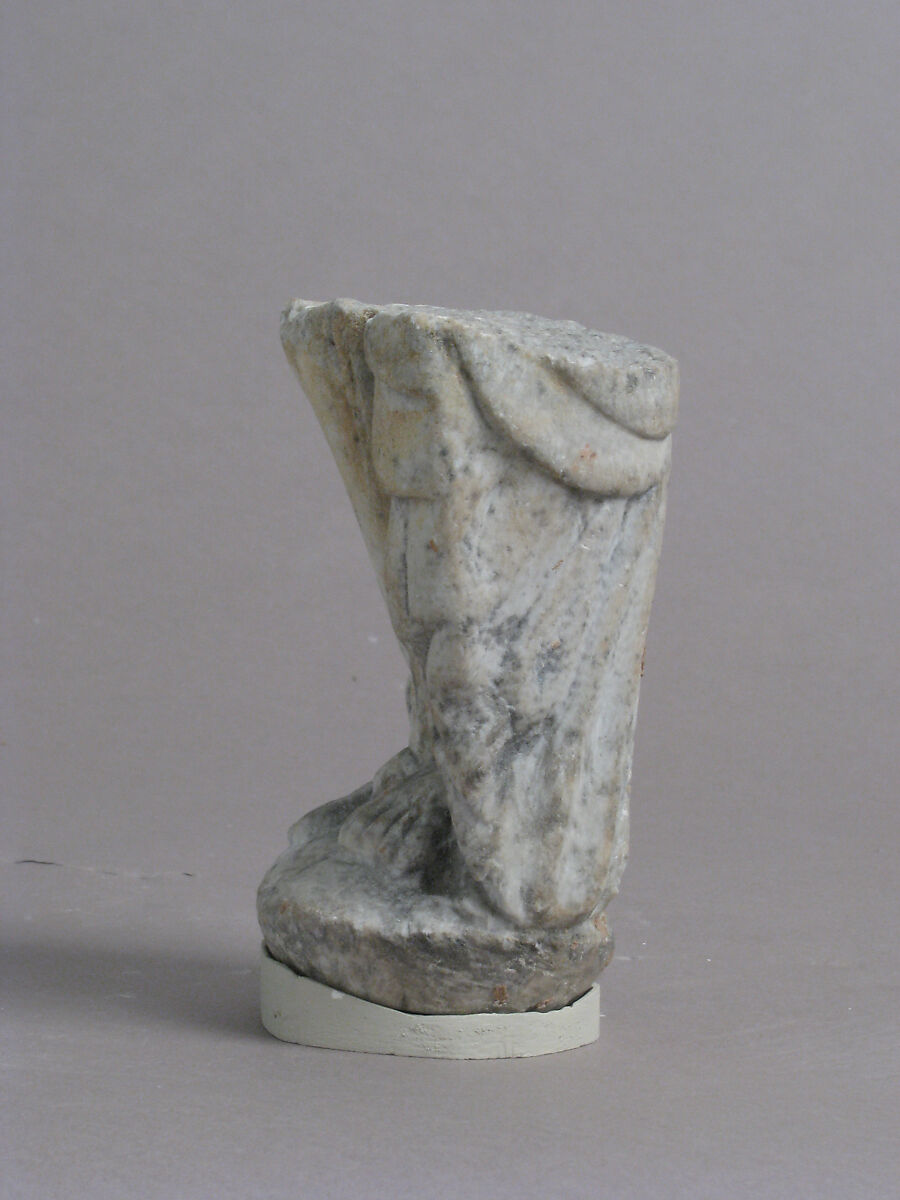 Lower Legs Fragment, Marble, Coptic
