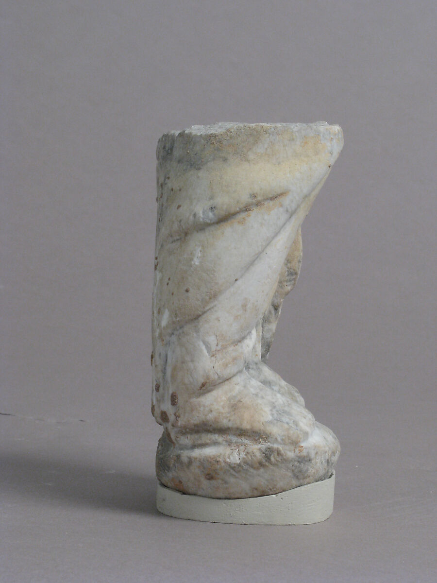 Lower Legs Fragment, Marble, Coptic
