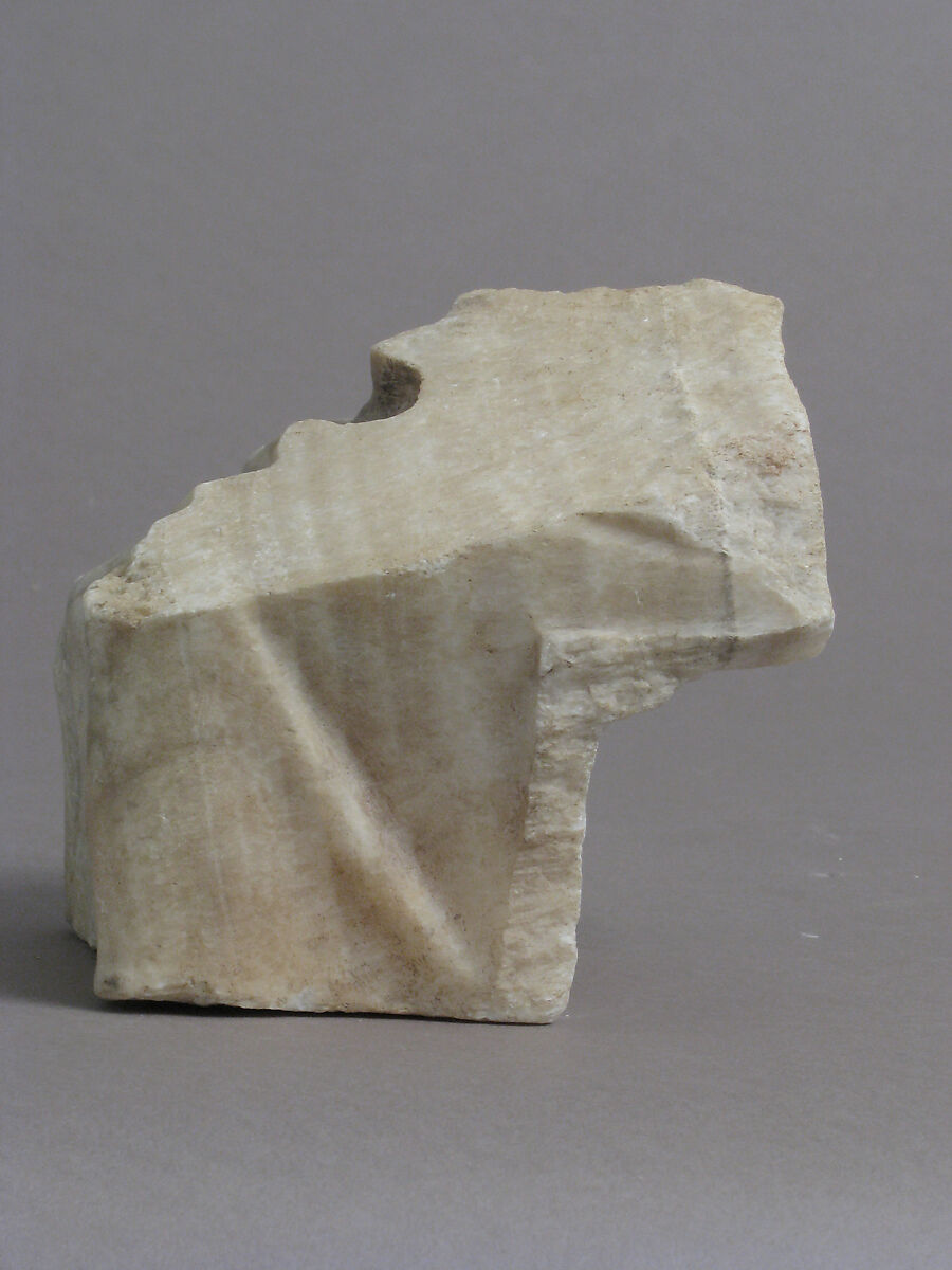 Knee Fragment, Marble, Coptic