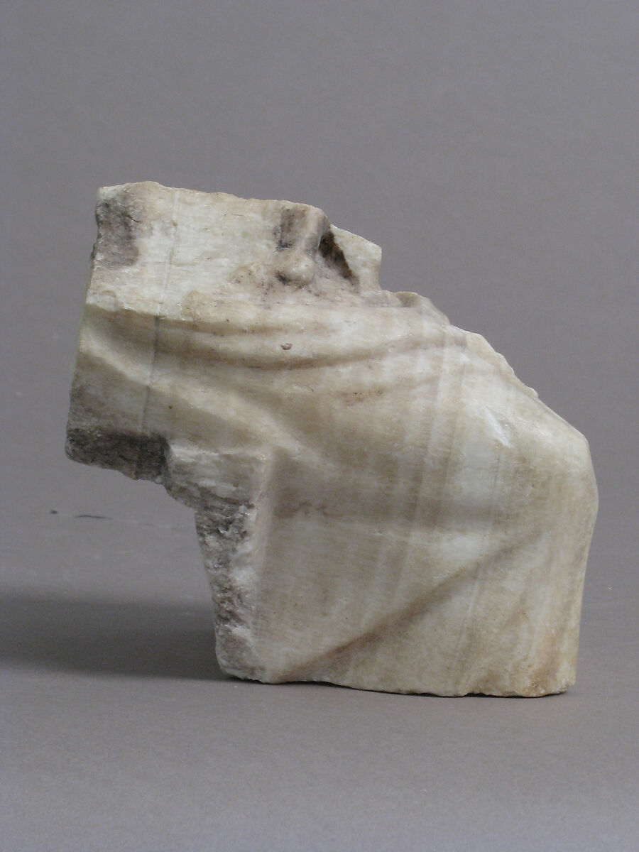 Knee Fragment, Marble, Coptic