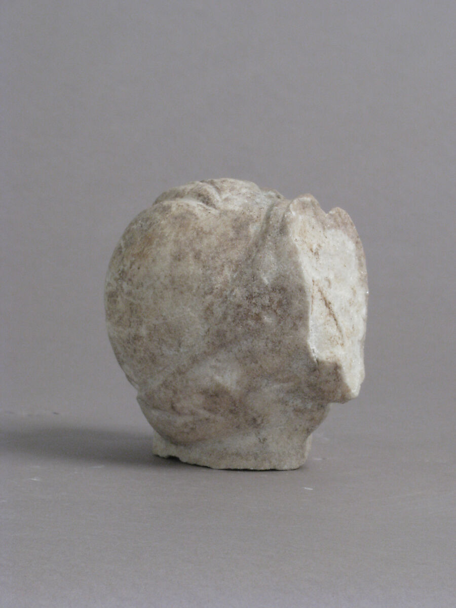 Fragment of the Knot of a Tunic, Marble, Coptic