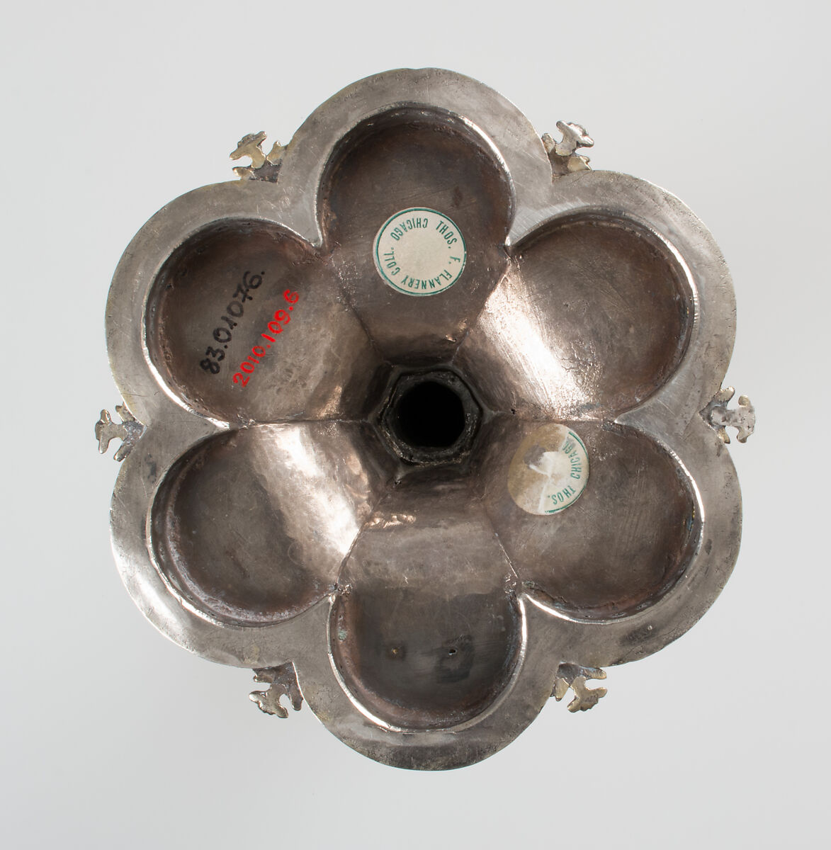 Chalice, Gilded silver, filigree enamel, pearls, Southeastern European