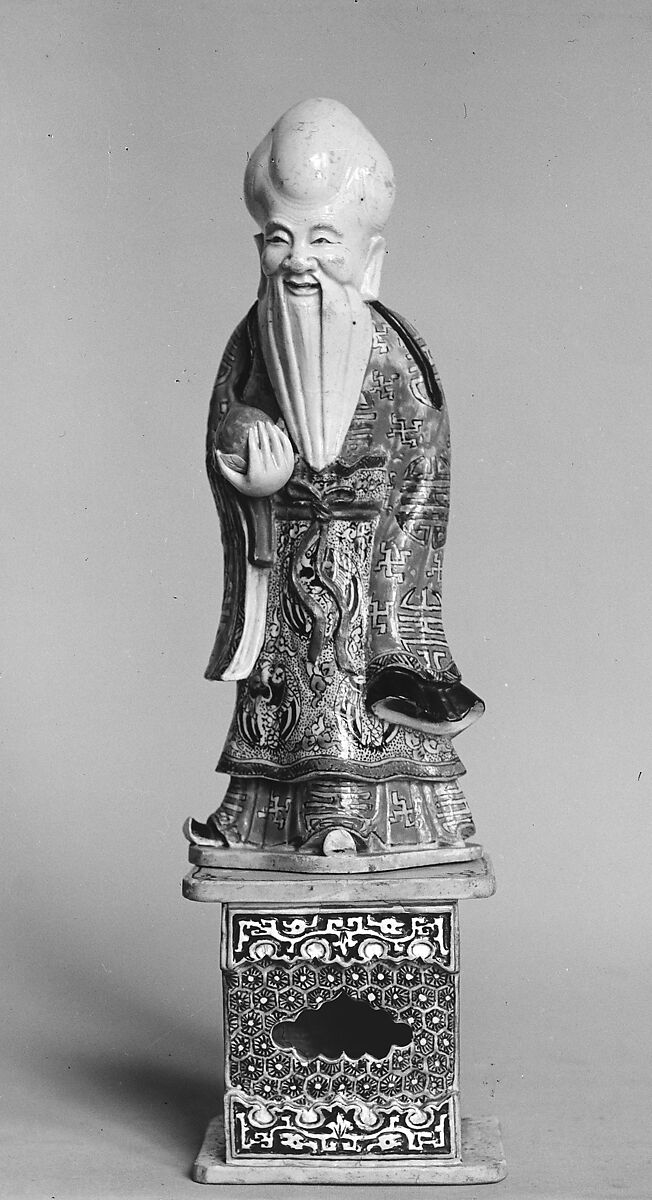 Shoulao, God of Longevity, Porcelain, China 