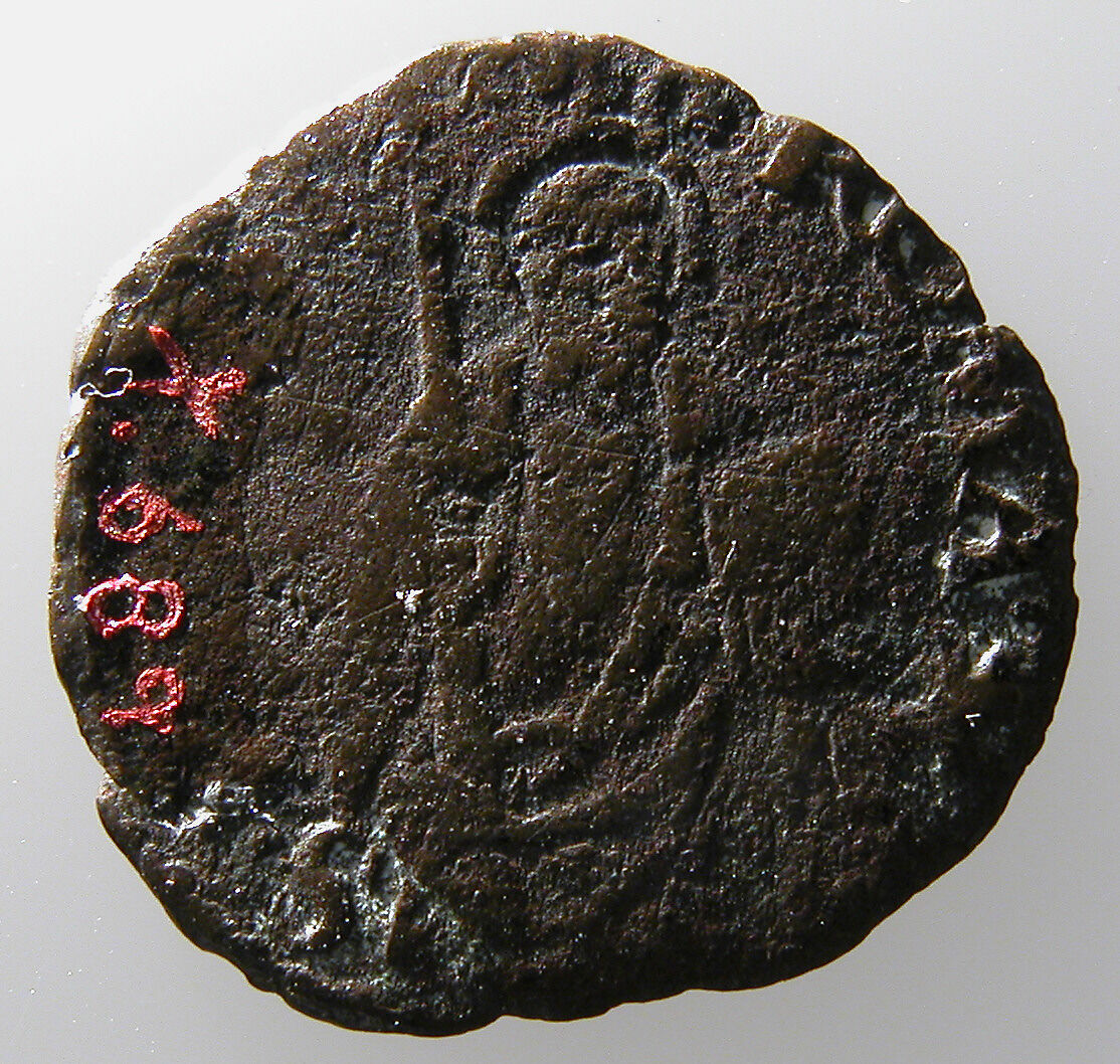 Billon Quattrino of Paul III (?), Copper alloy (billon), Italian