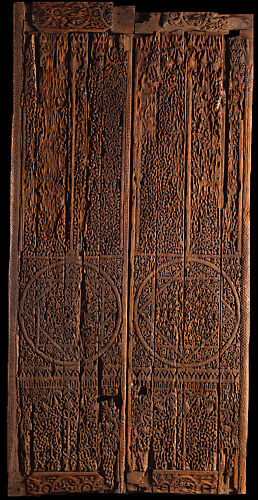 Pair of Doors with Carved Decoration