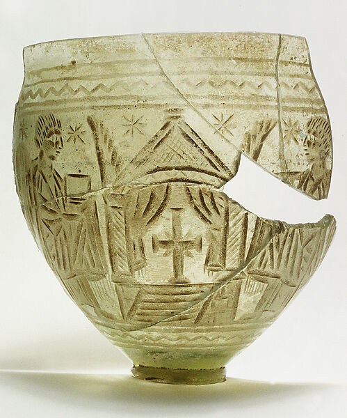 Chalice with Scenes of the Adoration of the Cross, Glass 