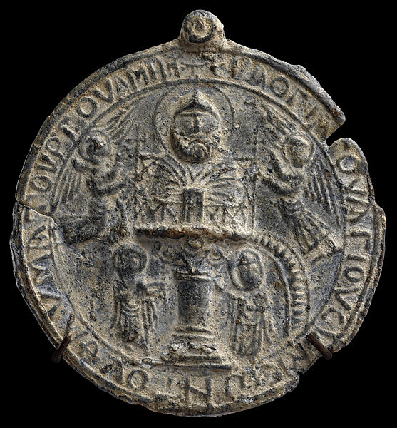 Pilgrim Token with Image of Saint Symeon Stylites the Younger, Lead 