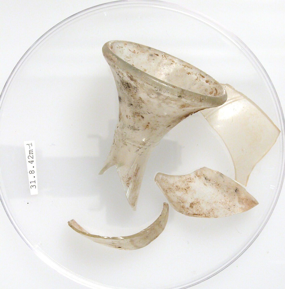 Vessel Fragments, Glass, Coptic 