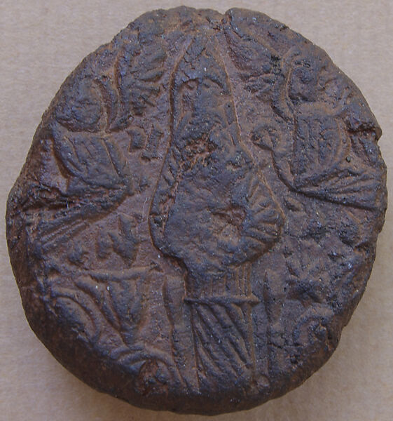 Token with Stylite, Terracotta 
