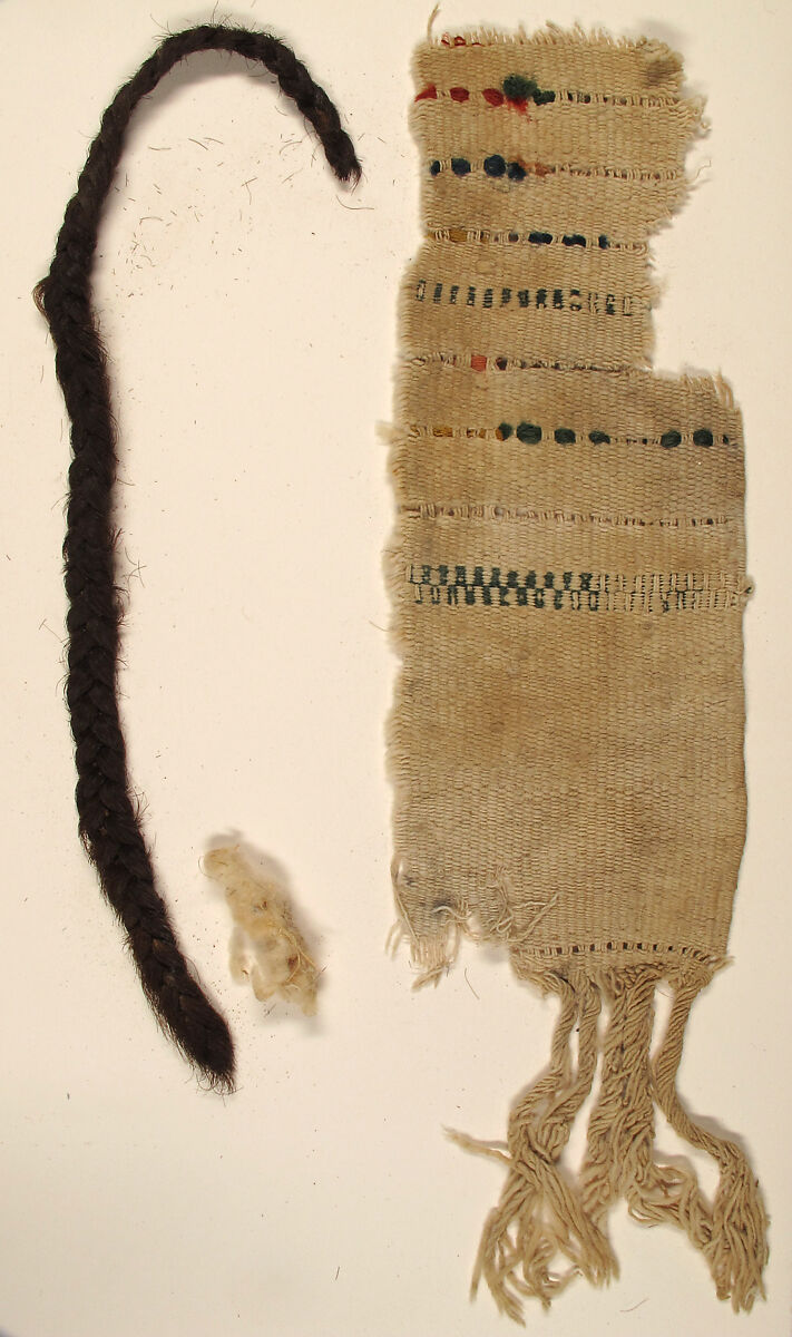 Cotton Fragment, Blue and white cotton, Coptic