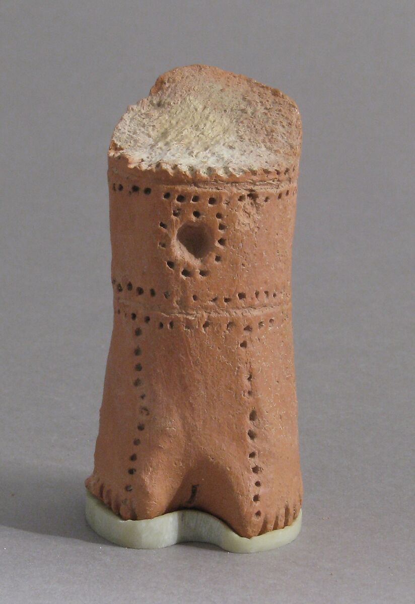 Fragment of a Figure, Ceramic, Coptic 