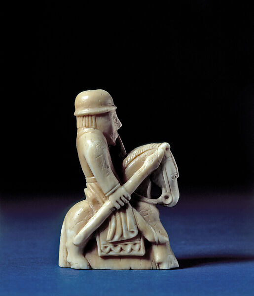 Knight, Walrus ivory, Scandinavian 