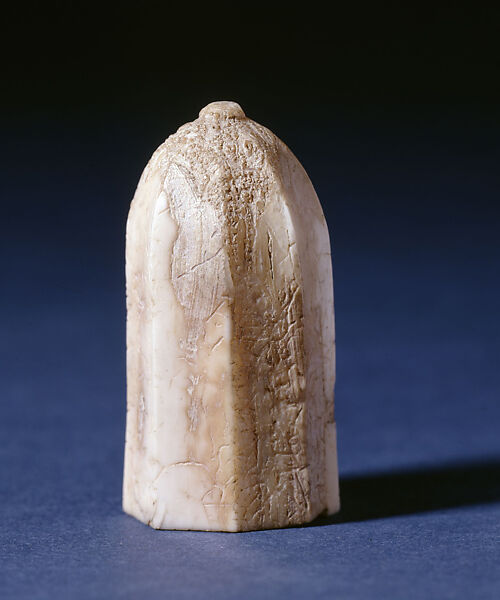 Pawn, Walrus ivory, Scandinavian 