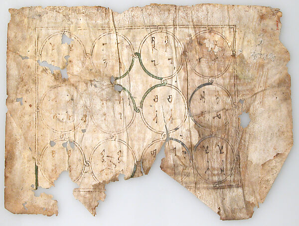 Leaf from a Syriac Manuscript, Tempera on parchment, Syriac
