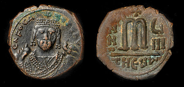 Follis of Phocas (Focas), Copper 