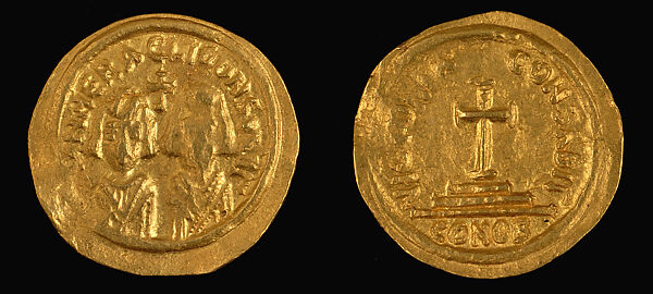 Solidus of Heraclius's Revolt, Gold 