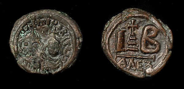 12 Nummi of Heraclius, Copper 