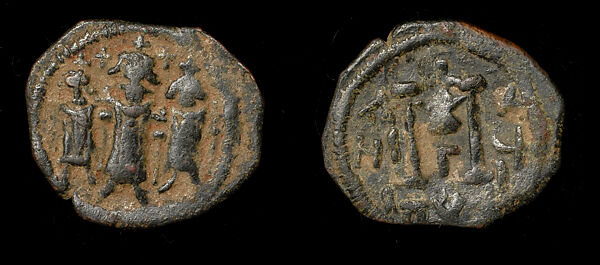 Imitation of Heraclius Follis of Cyprus, Copper 
