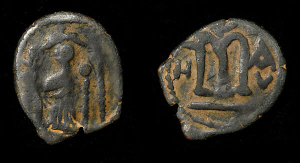 Anonymous Follis, Byzantine Type, but without Crosses, Copper 